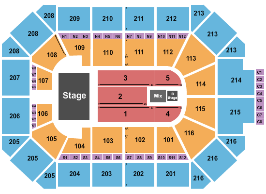 Allstate Arena Josh Groban Seating Chart